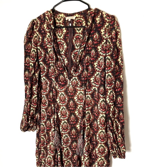 Bytimo Floral Tassel Midi Dress Large - Picture 6 of 10